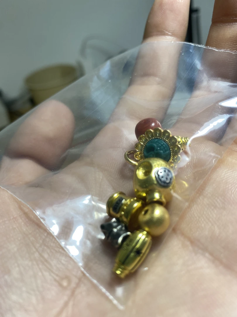 【skeleton】文玩配饰大礼包-三通侧挂弟子珠绳束顶珠腰珠