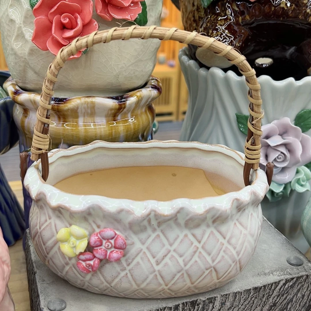 【闪购商品】陶瓷花盆