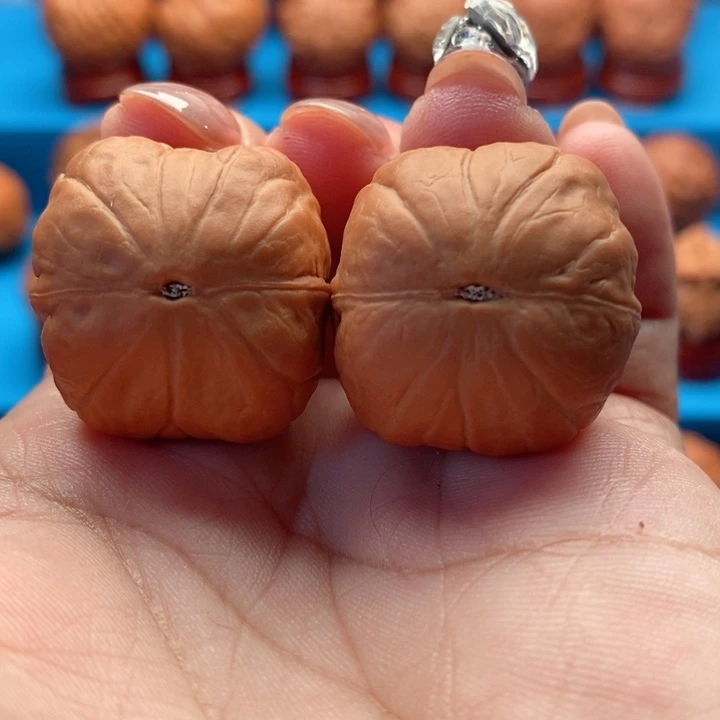 把件文玩核桃方头青蛙