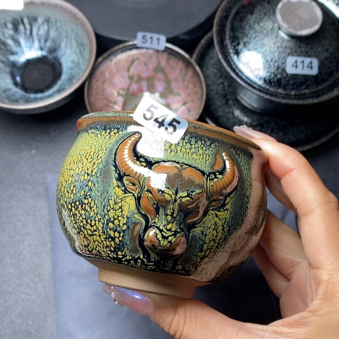 茶盏建窑建盏主人杯545