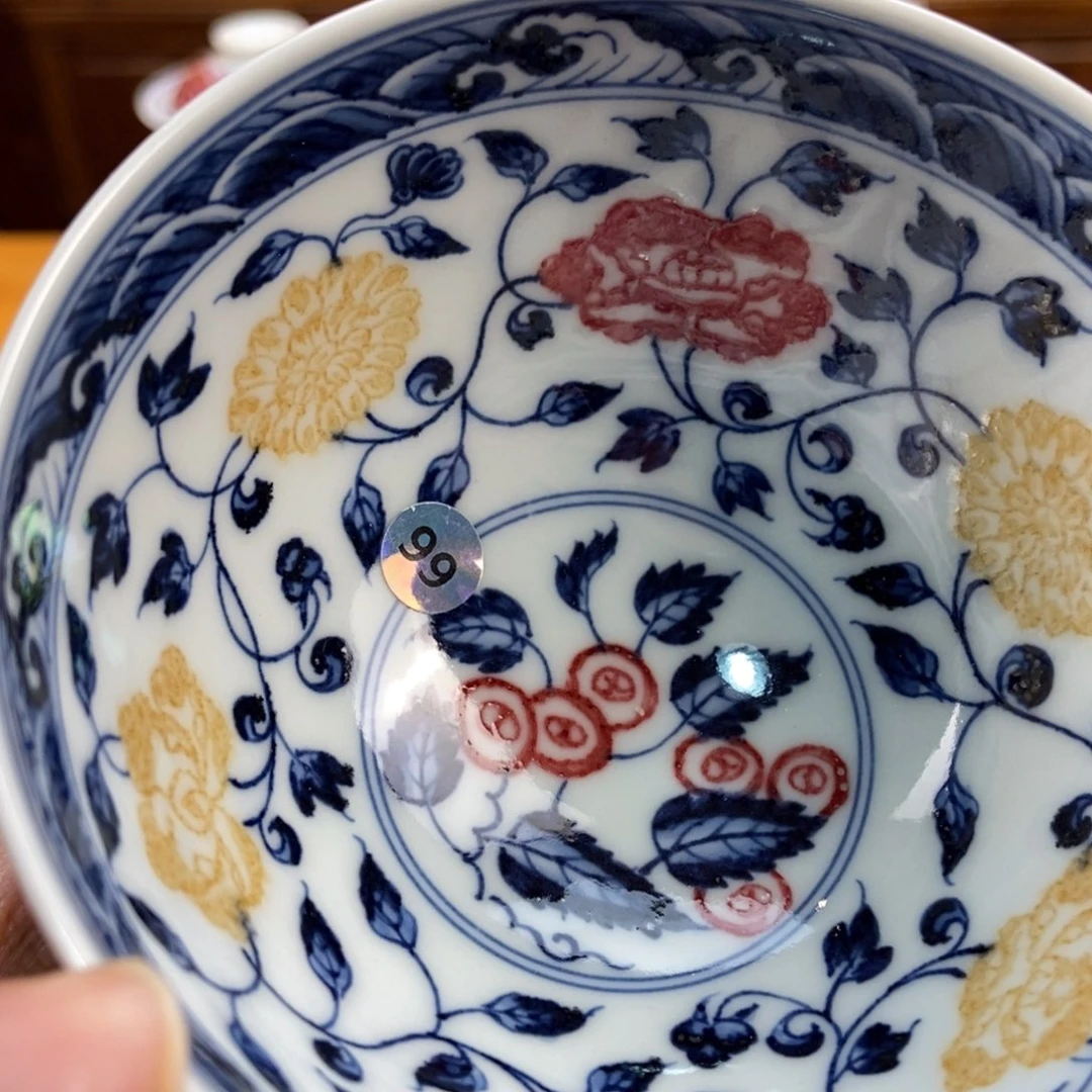 手绘现代茶具非古董
