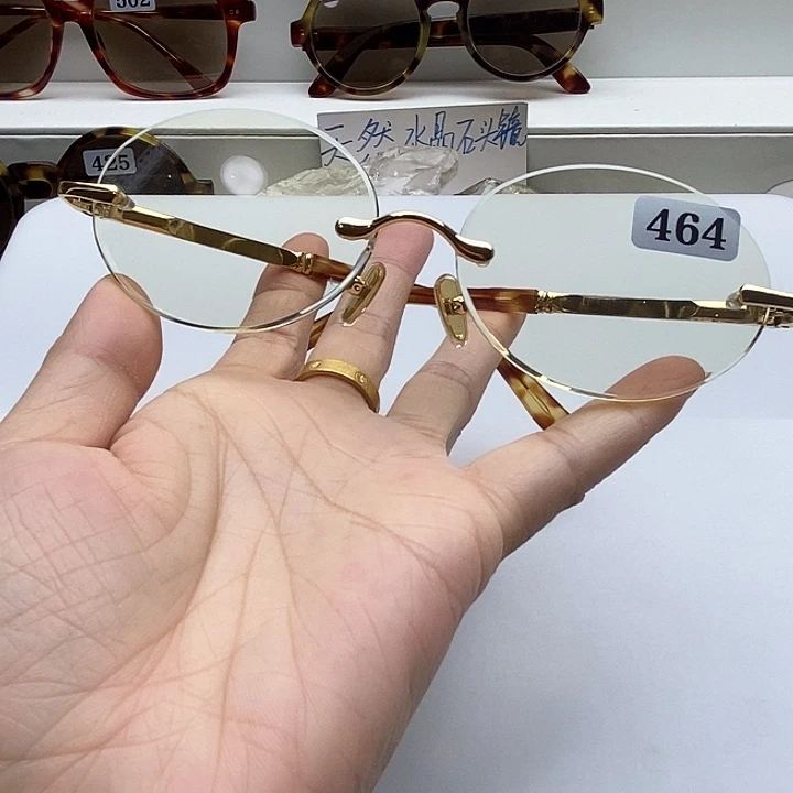 无框款鸡蛋款石头镜