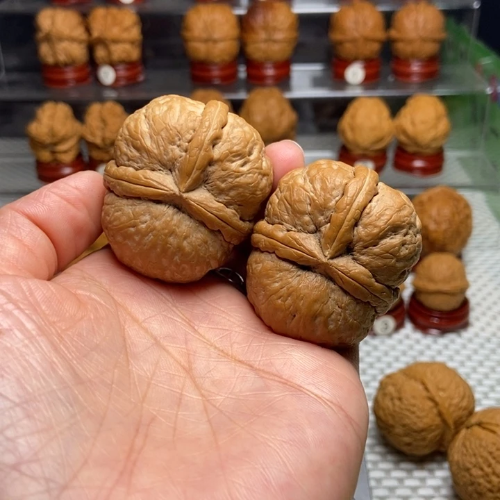 把件文玩核桃39三炸