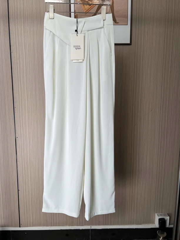 9116欧货品牌撤柜fg女装春夏新款时尚气质百搭直筒休闲裤