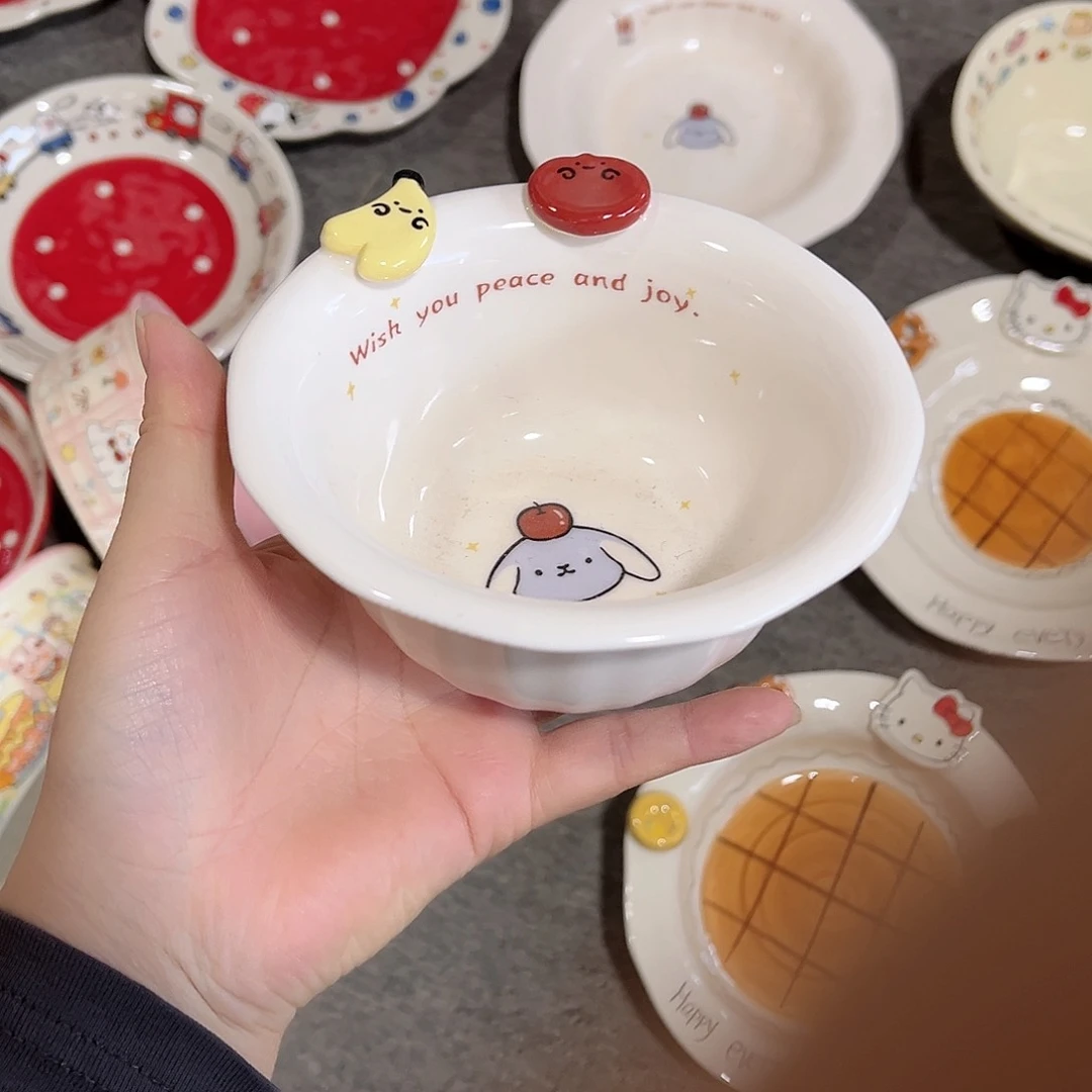 苹果小狗4寸陶瓷餐具系列