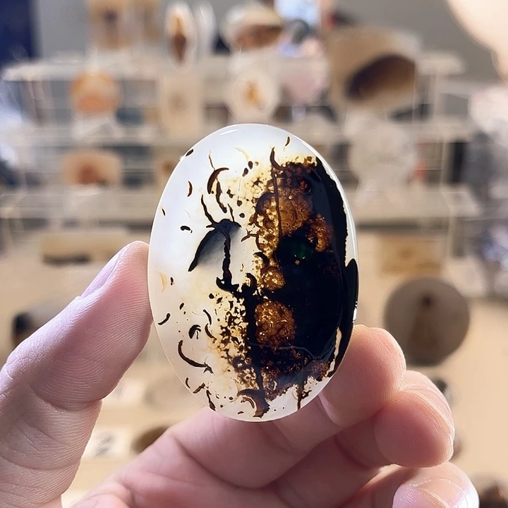 玛瑙/玉髓未镶嵌吊坠(不含链)