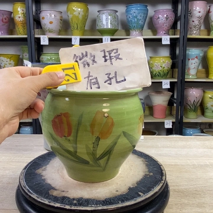 景德镇高温陶瓷花盆