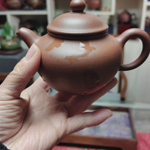 紫砂茶壶老*莲子壶200cC手工制作