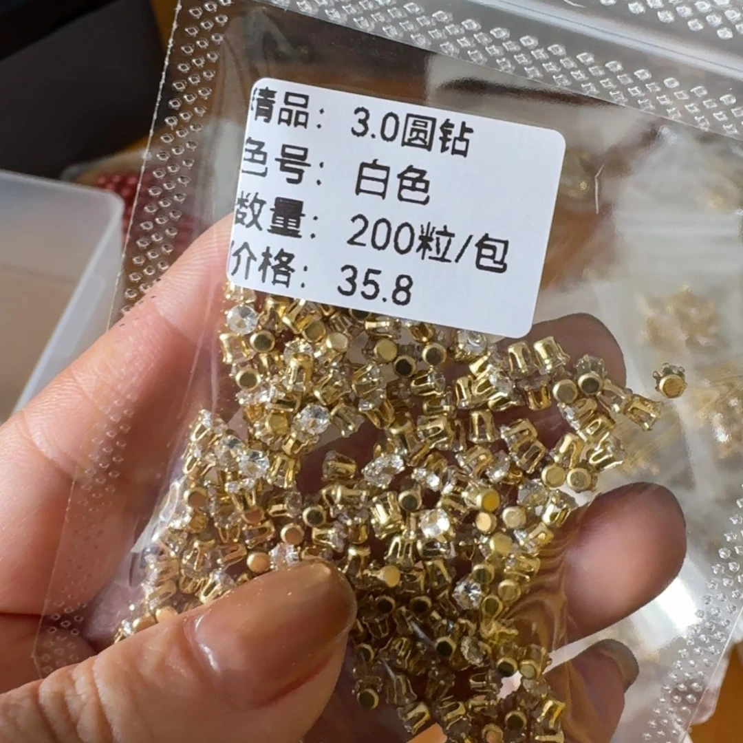 714贝珠3mm一条鱼一回眼线两只耳朵
