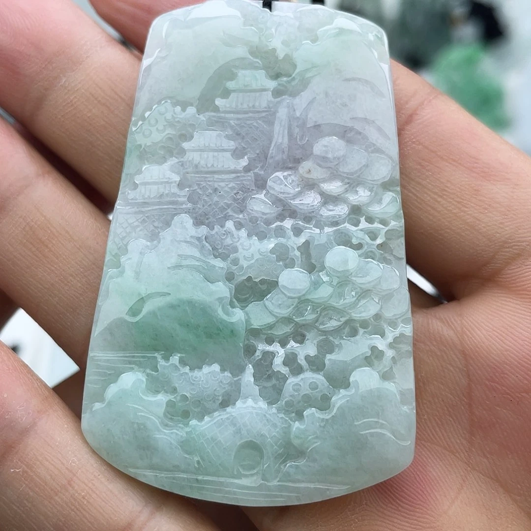 颈饰未镶嵌翡翠翡翠