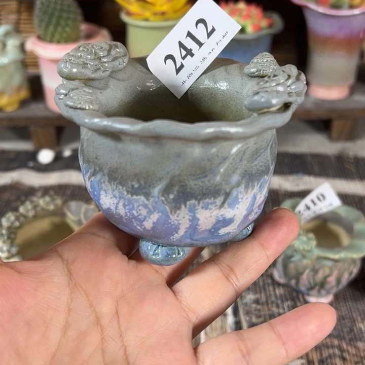 口5 手工花盆满30包邮