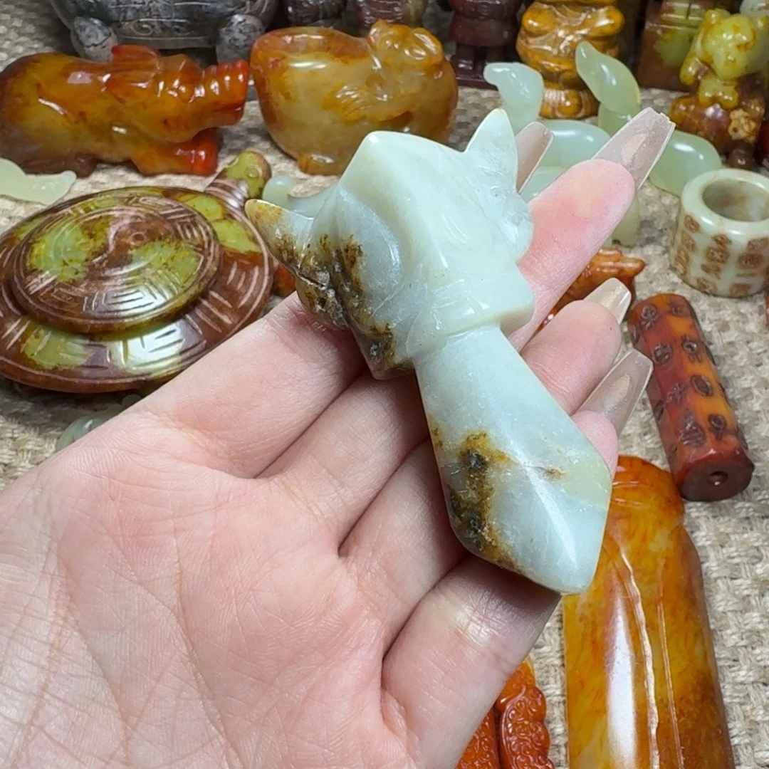 白玉菩提吊坠挂件