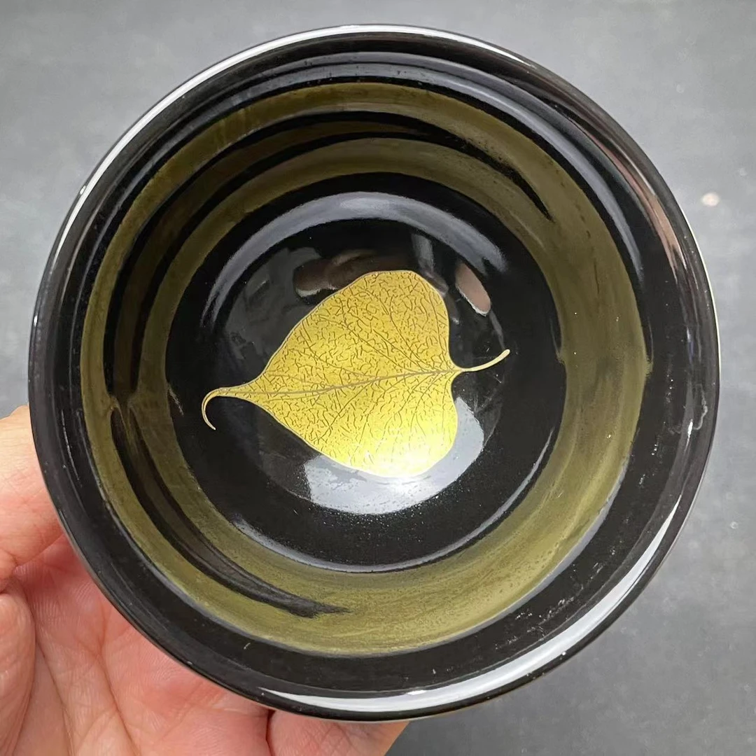 乌金木叶建盏主人杯