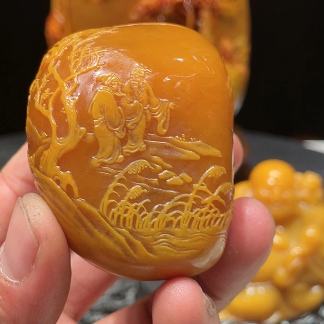 【闪购商品】寿山石俞**自山水画作品欣赏