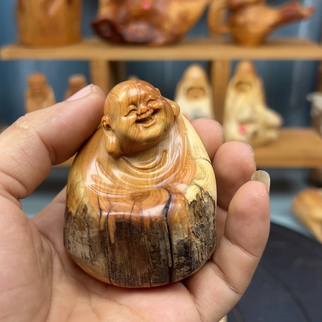 木用****9崖柏木摆件手把件