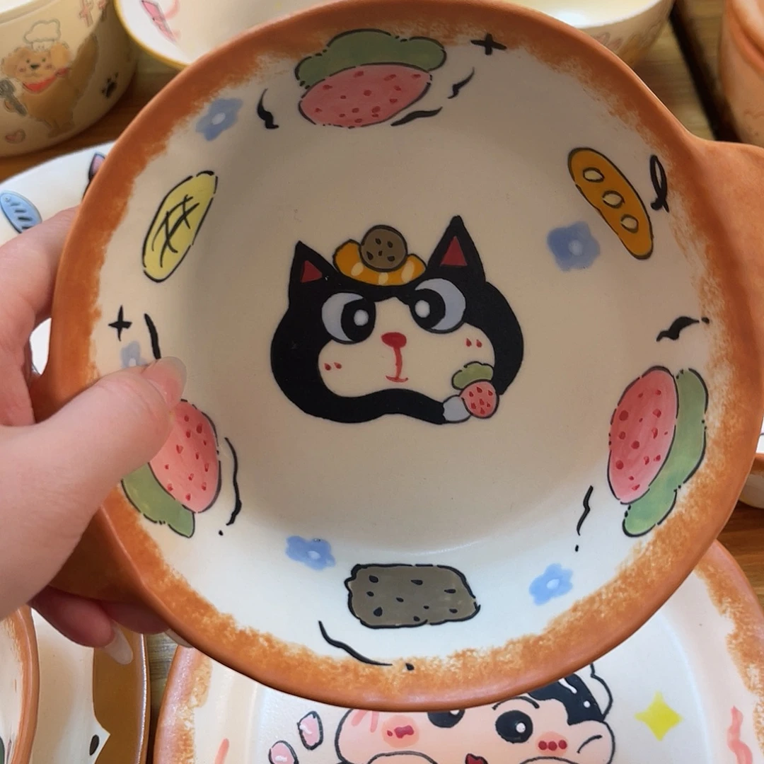 景德镇陶瓷可爱手绘杯