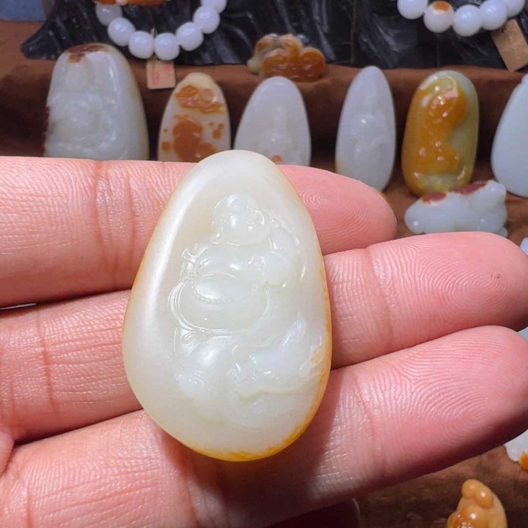 未镶嵌和田玉挂件南**辙