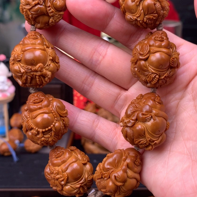 【闪购商品】橄榄核手串/手链骑兽双子弥勒