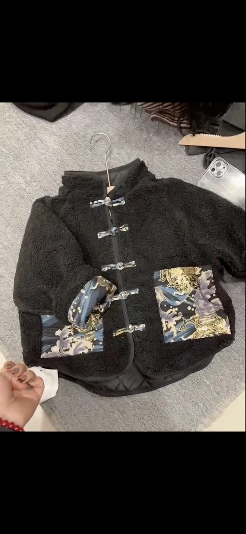 2025秋冬男女童国风加棉外套