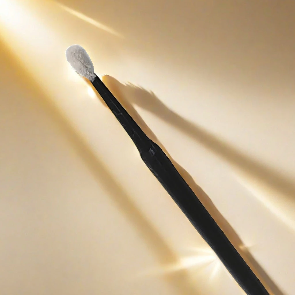 100支高档纳米棉签海娜手绘涂抹绘画颜色渐变工具黑色棉棒家庭用