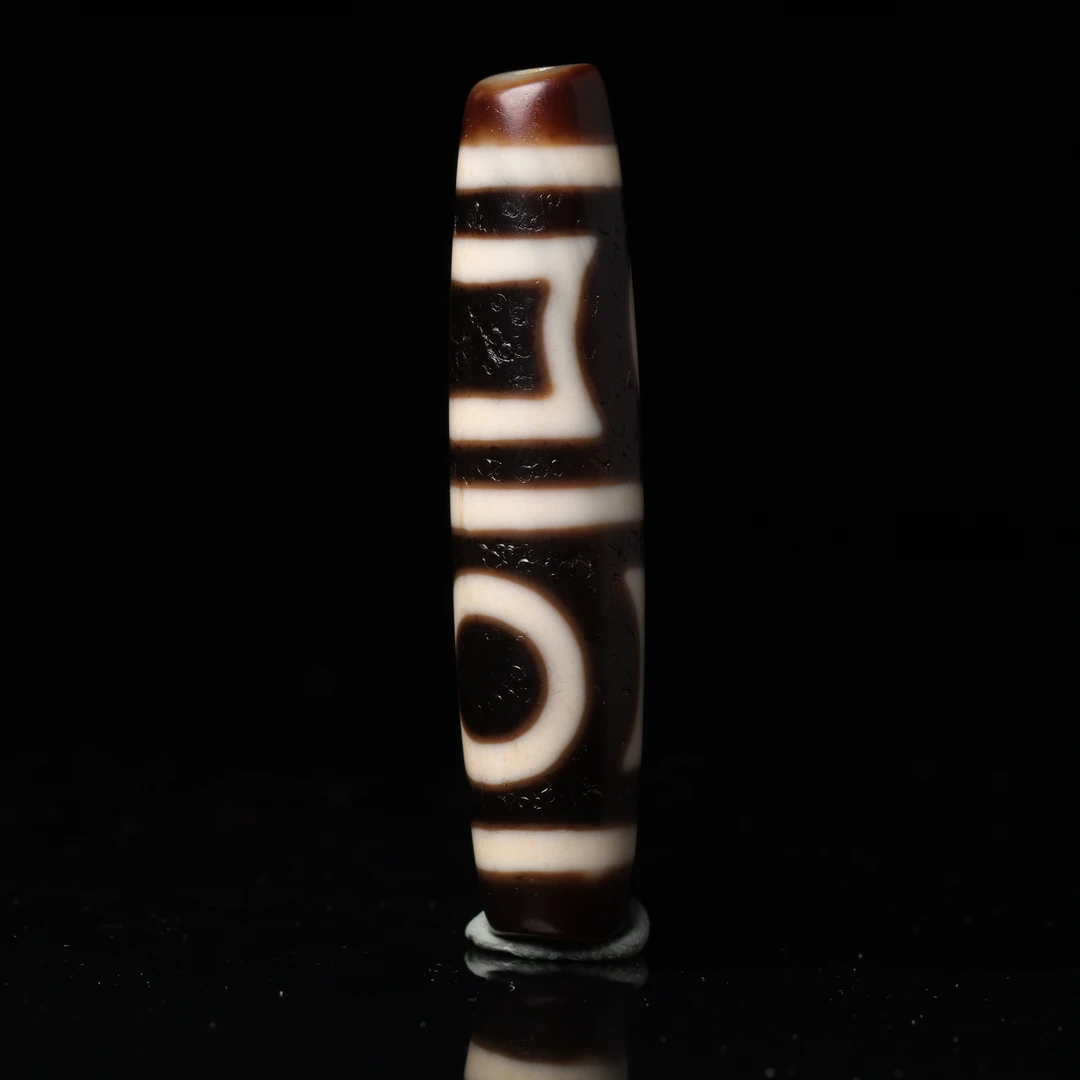 明代天然玛瑙天地珠-CS