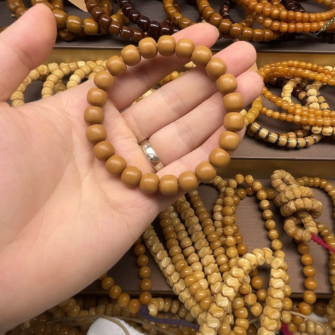 黄***楼菩提根/象牙果吊坠龙脊菩提