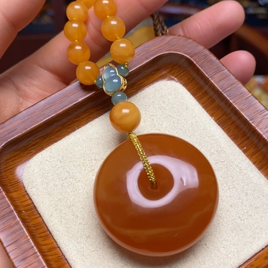 【闪购商品】蜜蜡颈饰未镶嵌项链