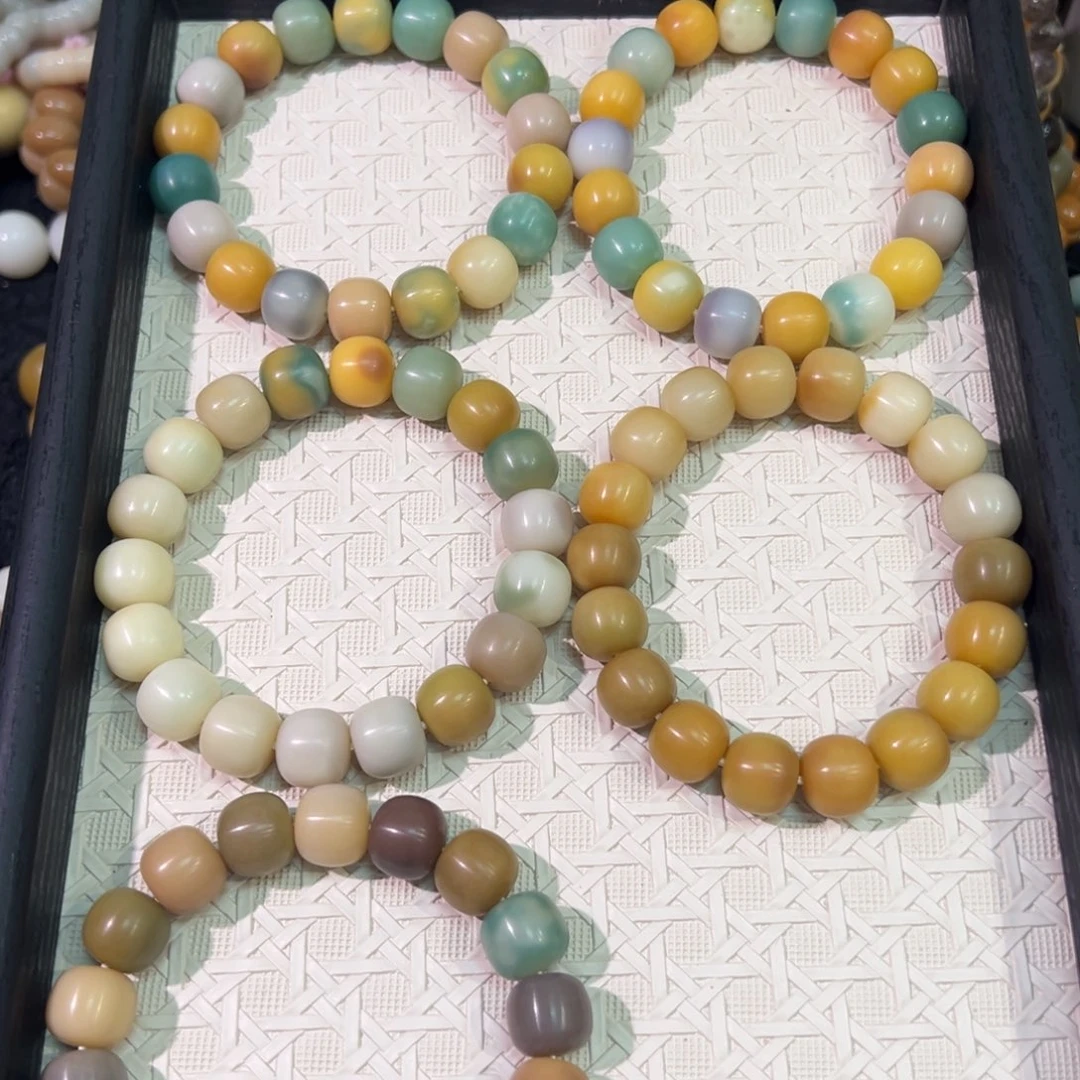 菩提根/象牙果吊坠彩糖卡14