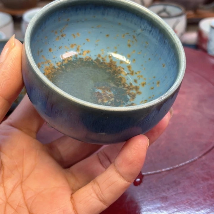 摆件传统鸡窝窑罗汉杯
