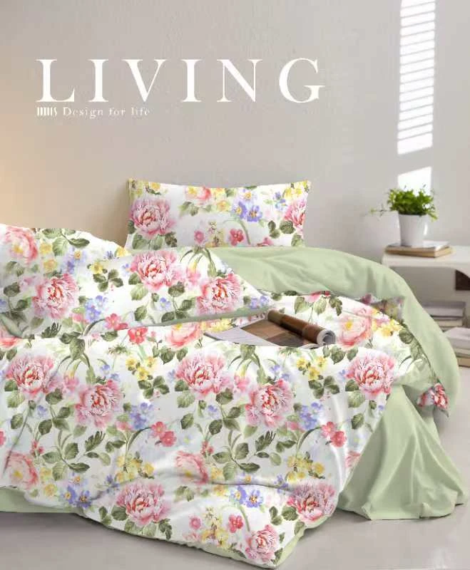 免费加工加厚加密秋冬款斜纹精梳面料（荷塘月色）