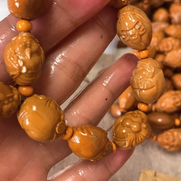 橄榄核手串/手链着*橄榄微瑕8号