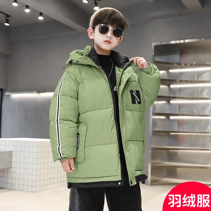 男童冬装羽绒服新款中大儿童加厚外套潮YR202