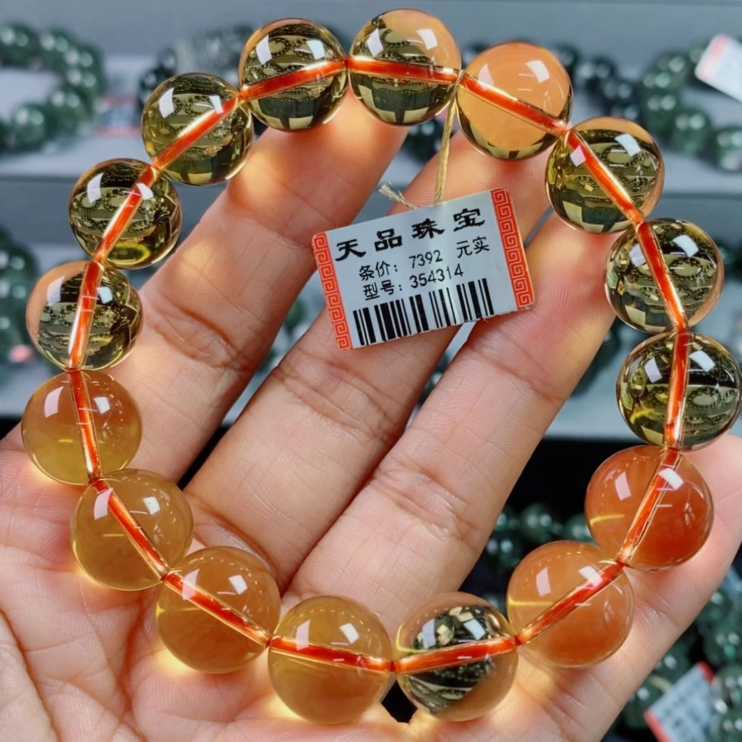 水晶手链未镶嵌黄水晶手链354314