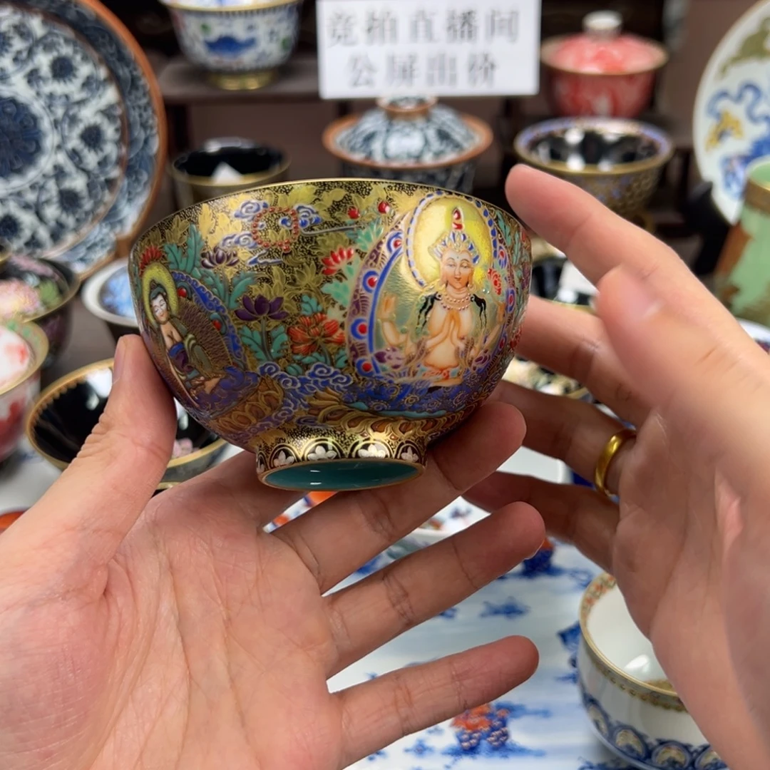 z***员瓷片景德镇手工手绘陶瓷