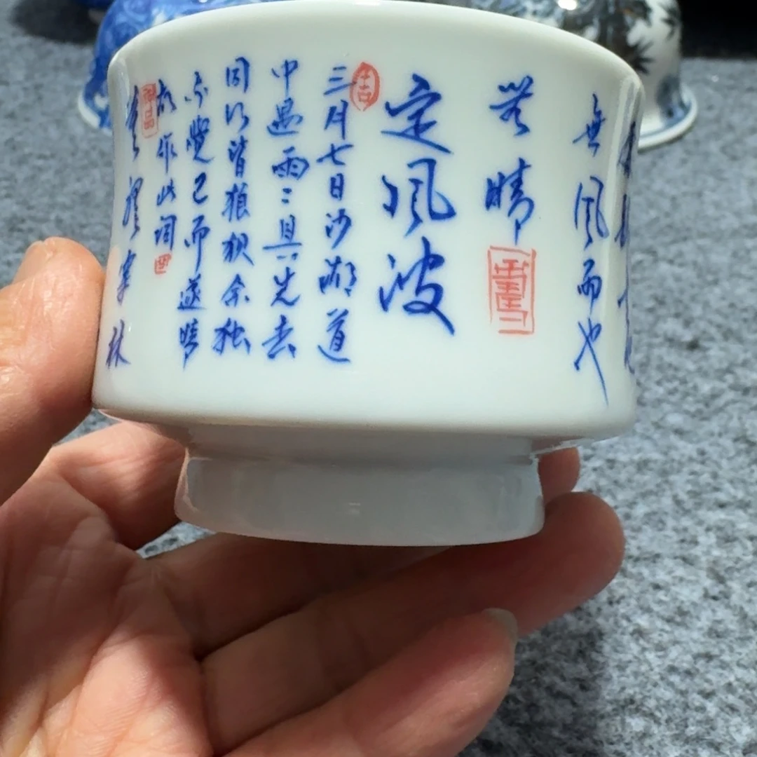 现代景德镇陶瓷手绘茶具