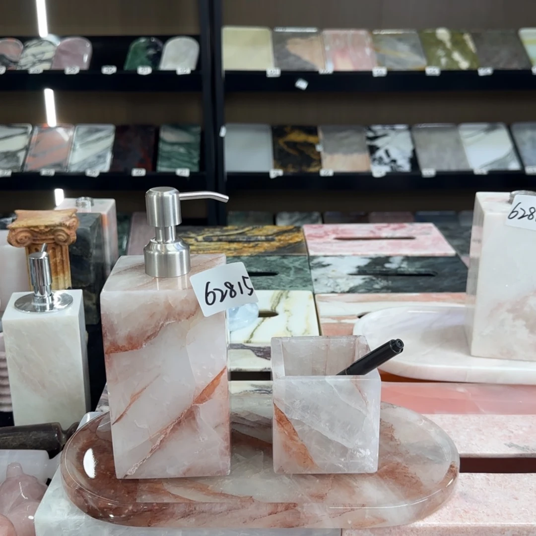 石材62815粉莹石套组