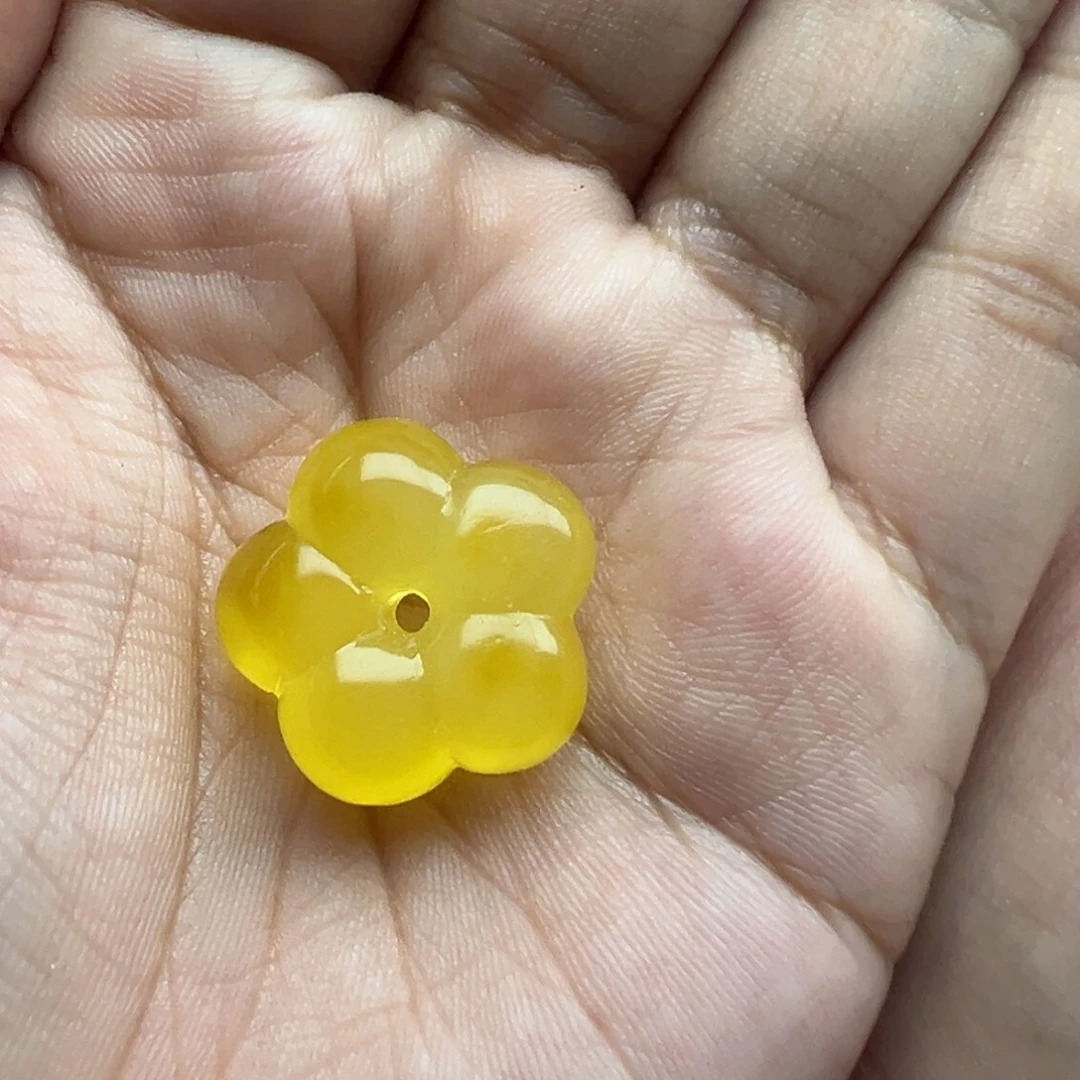 琥珀未镶嵌珠宝奇石有钱花打孔不退换