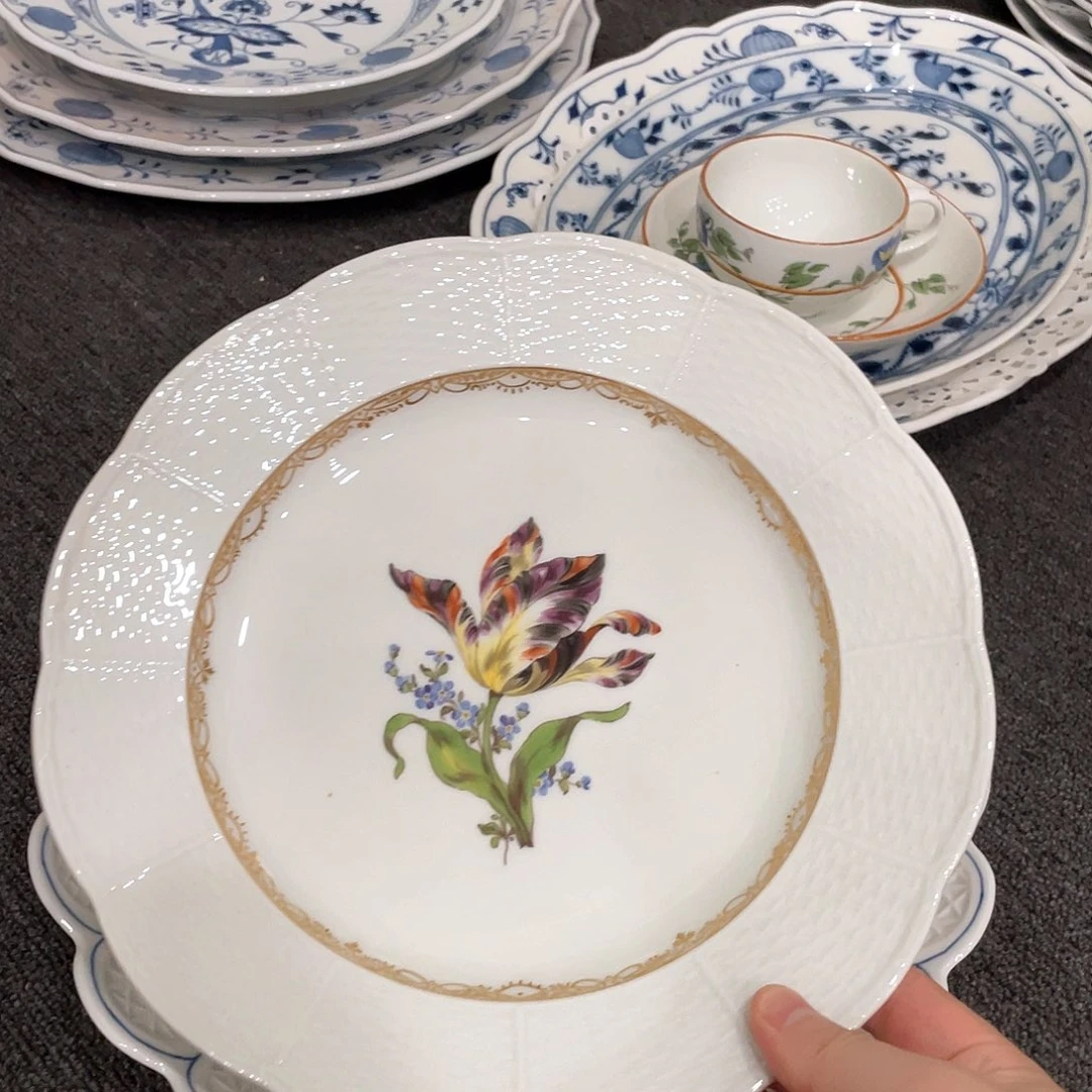摆件中古一等大餐盘