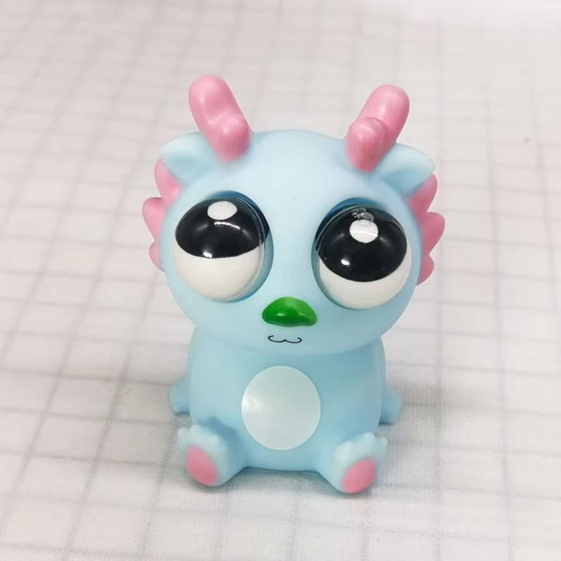 瞪眼小龙人解压玩具爆眼龙捏捏乐儿童发泄搞笑创意整蛊减压神器