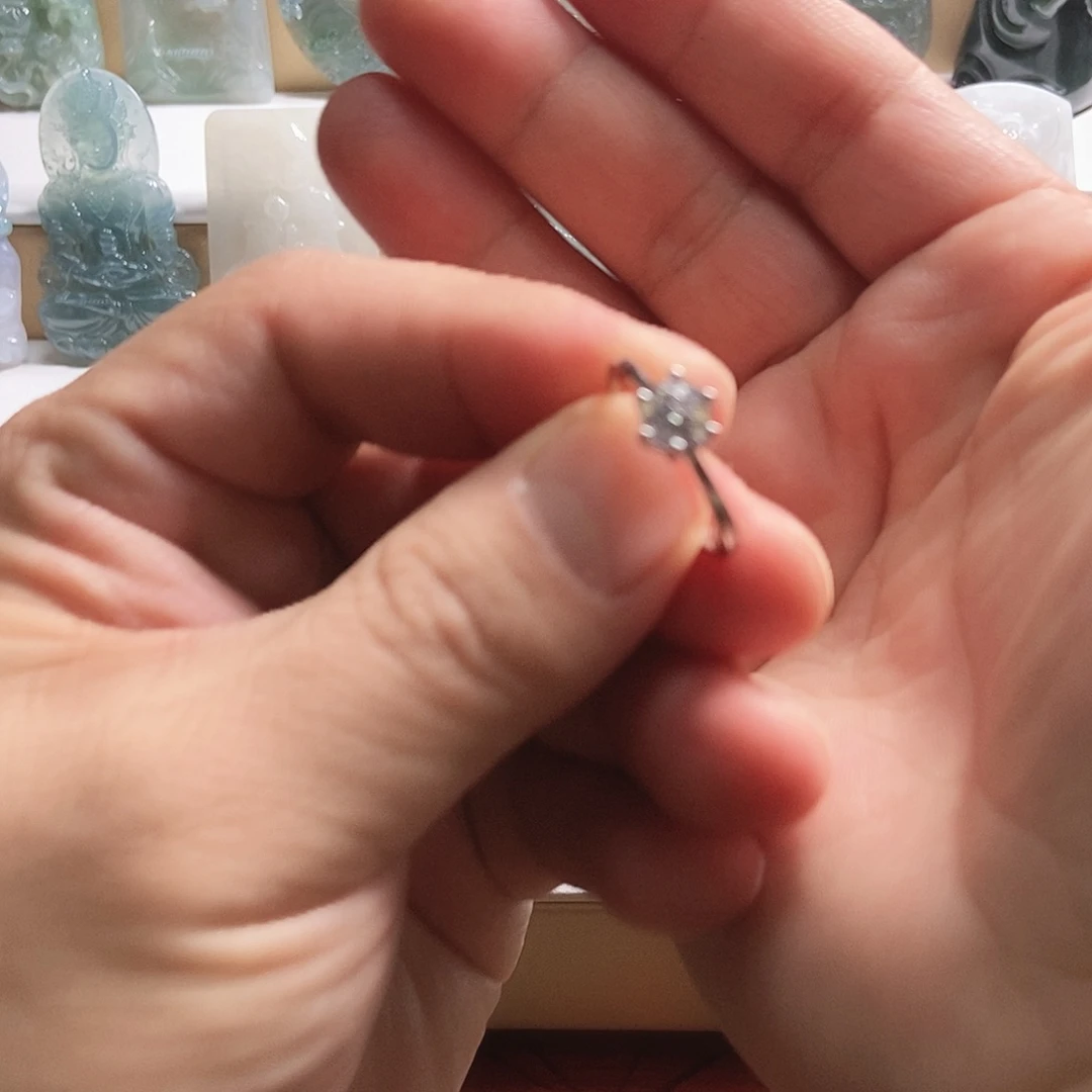 翡翠未镶嵌手镯戒指