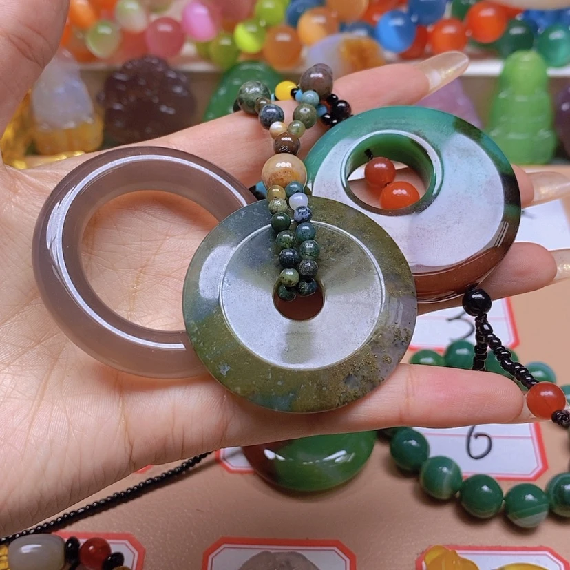 【闪购商品】玛瑙/玉髓玉牌未镶嵌老*网