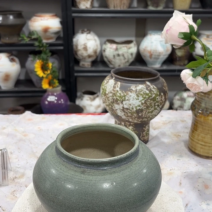 摆件高13，口11，无孔