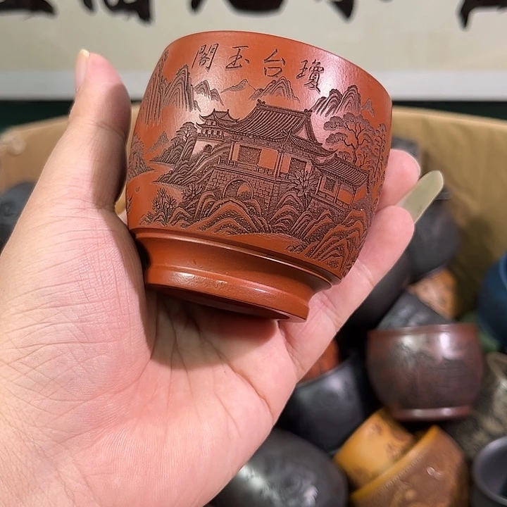 茶杯紫砂全手工紫砂主人杯
