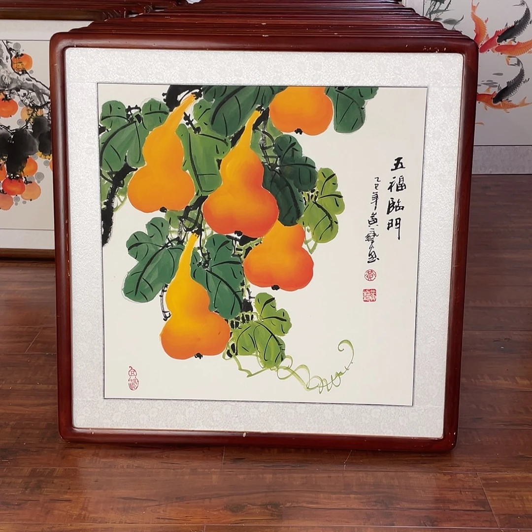 国画带框尺寸63*63厘米