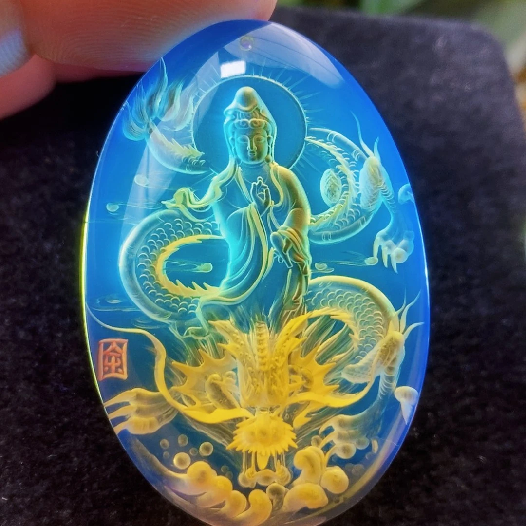 【闪购商品】蓝珀吊坠(不含链)未镶嵌
