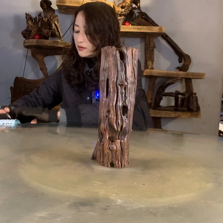 我***子天然的云南紫柚木会黄水