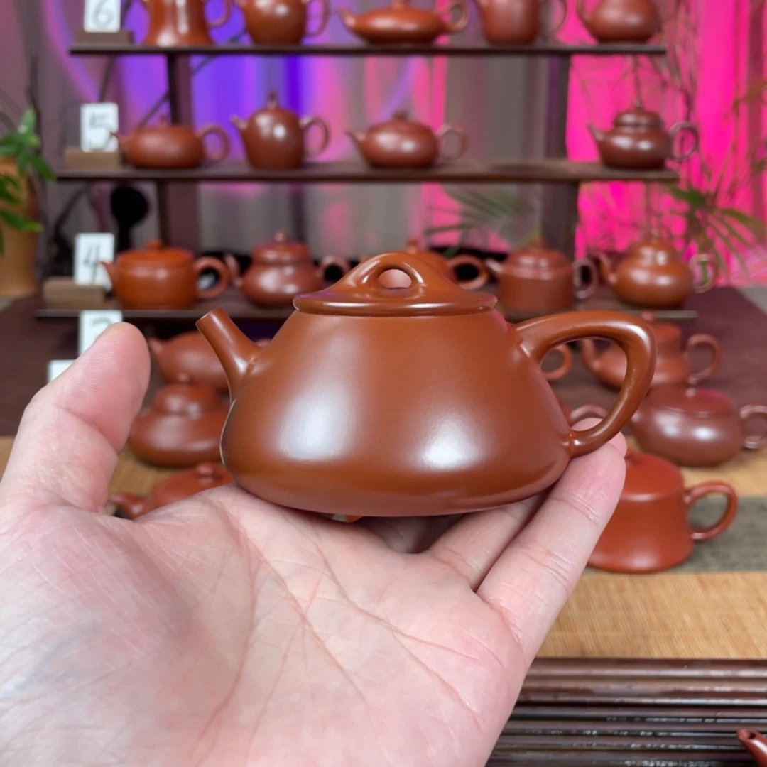 爱****茶壶紫砂精工石瓢110cc