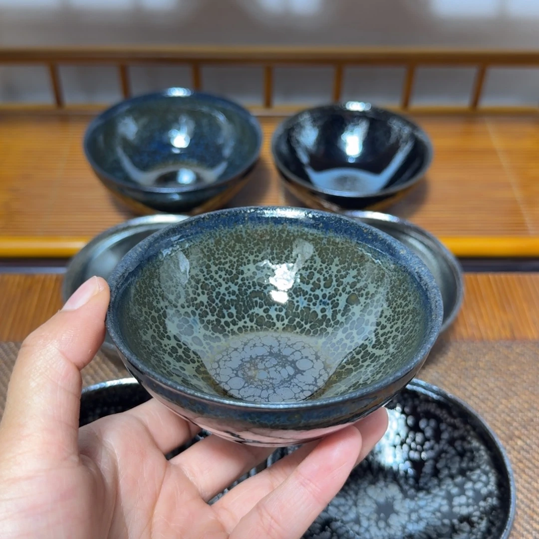 茶盏建盏手工制作主人杯茶杯