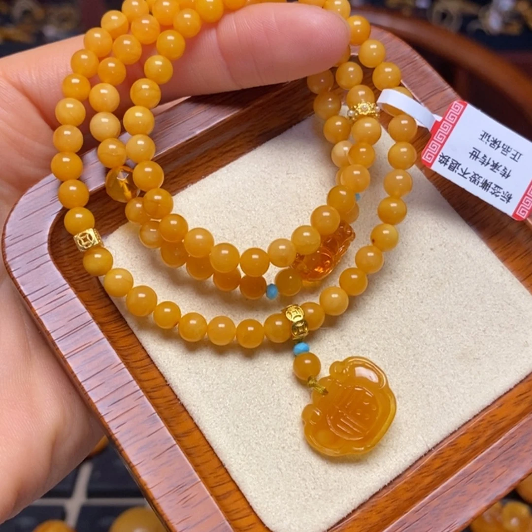 【闪购商品】蜜蜡手链未镶嵌手串