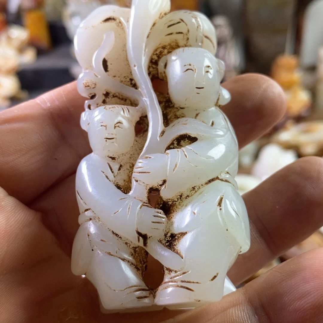 未镶嵌和田玉（糖玉）挂件
